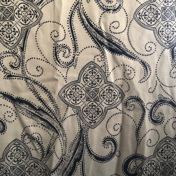 Vintage Hunter's Glen Tan Tank Top with Black Paisley-like Pattern Cottagecore - Picture 4 of 4